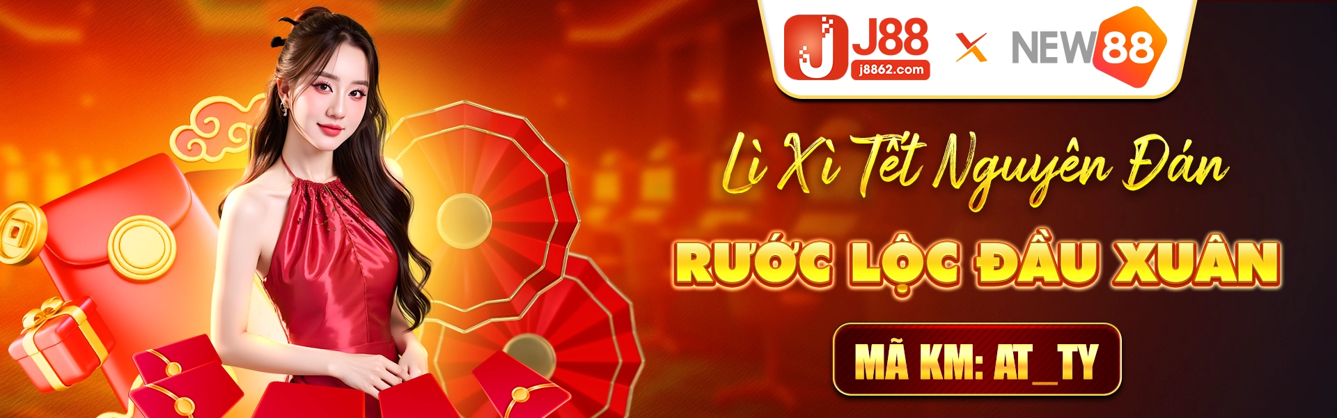 LÌ XÌ TẾT NGUYÊN ĐÁN - RƯỚC LỘC ĐẦU XUÂN Mã KM: AT_TY